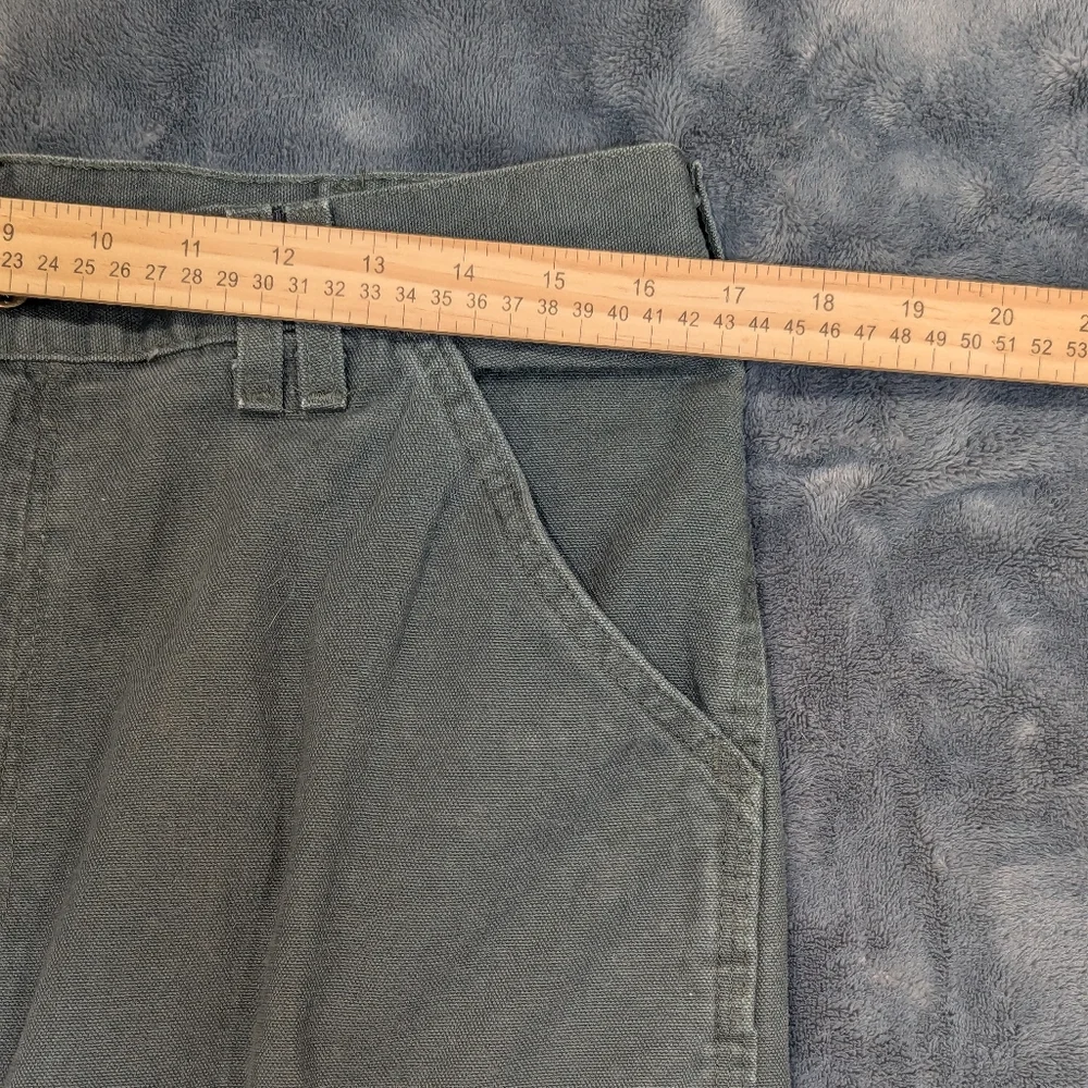 Carhartt Canvas Baggy Cargo Vintage Y2K Pants With Flap Pockets Men's Size 34x32